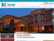 Tablet Screenshot of mgibsonhotels.com